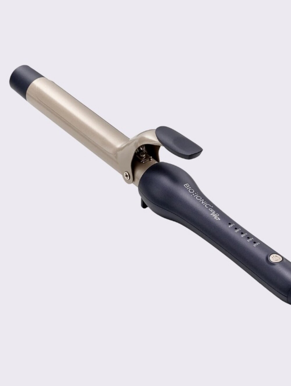 NWOT BIO IONIC GoldPro Curling Iron in Navy and Gold 1.25"